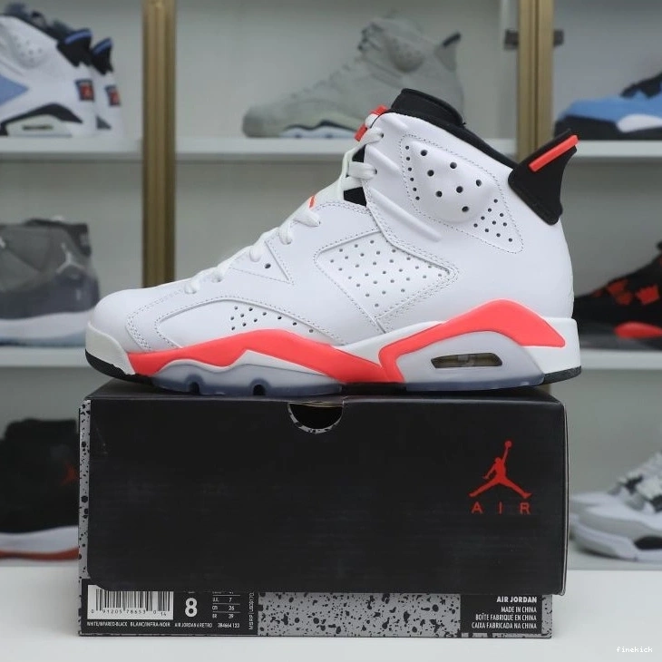 Jordan 6 White Retroinfrared Air 1208